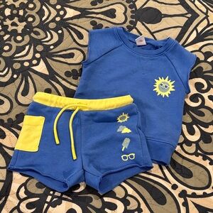Old Navy Kids Matching Set - Blue and Yellow